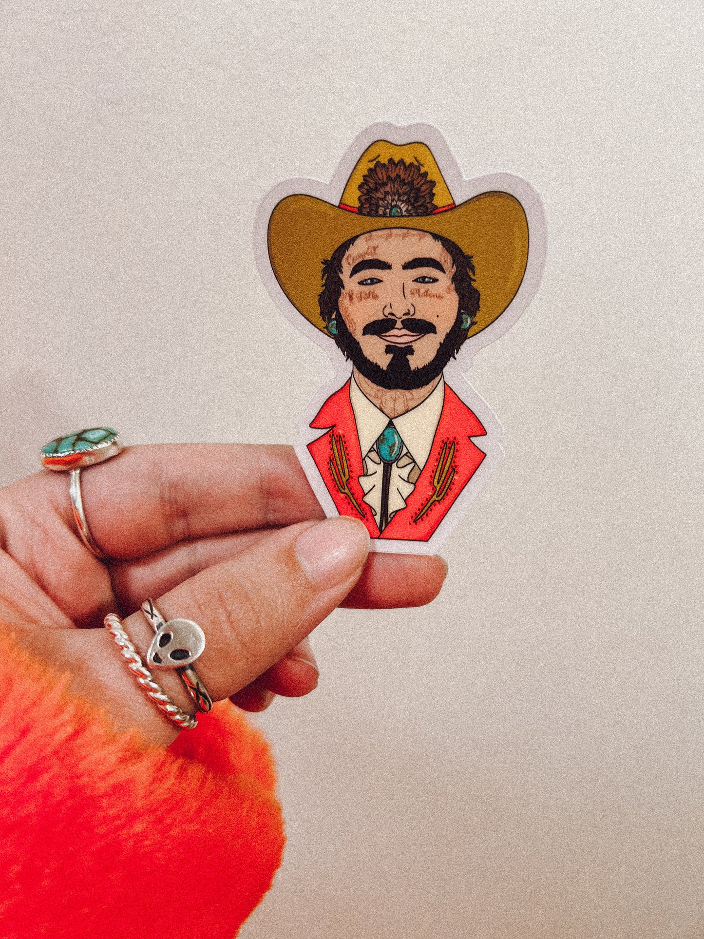 Folk Malone Sticker
