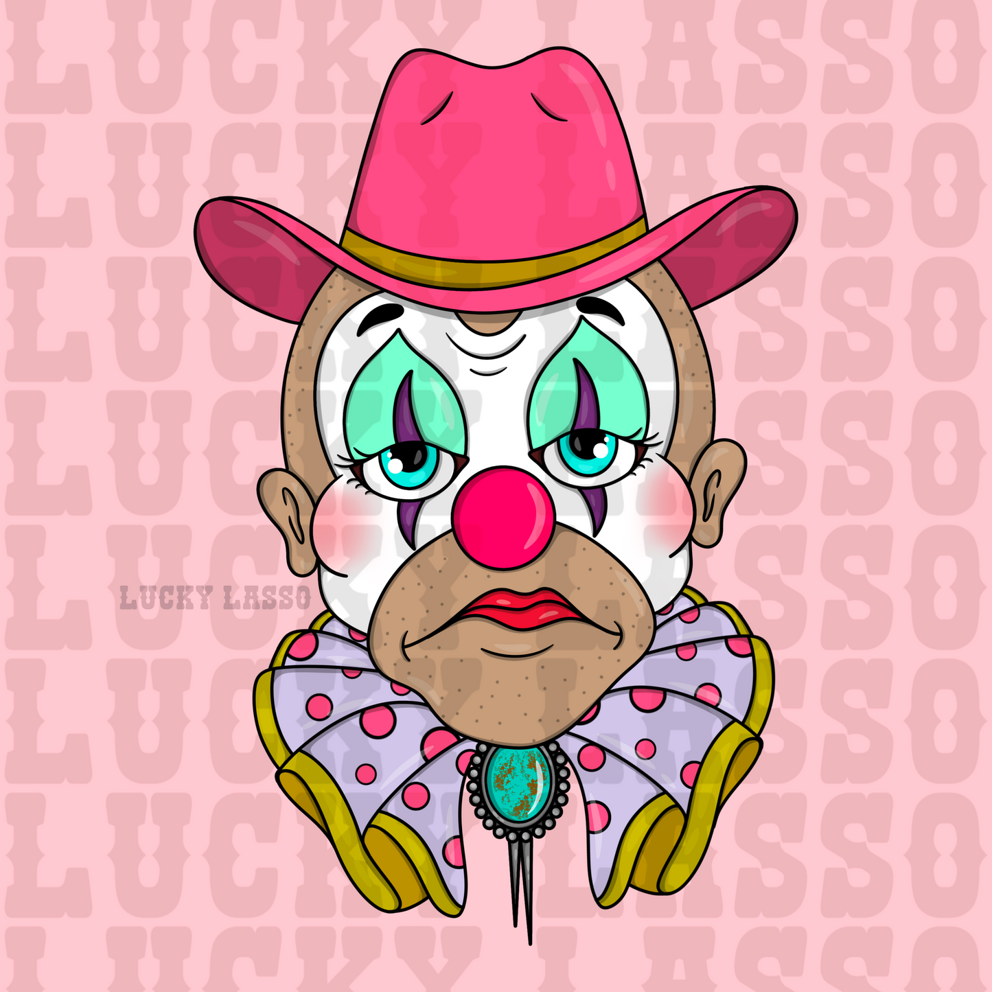 Sad Rodeo Clown (aka Darrel) Design