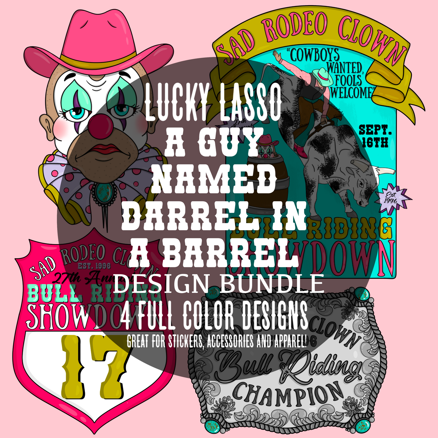 A Guy Named Darrel in a Barrel Design Bundle