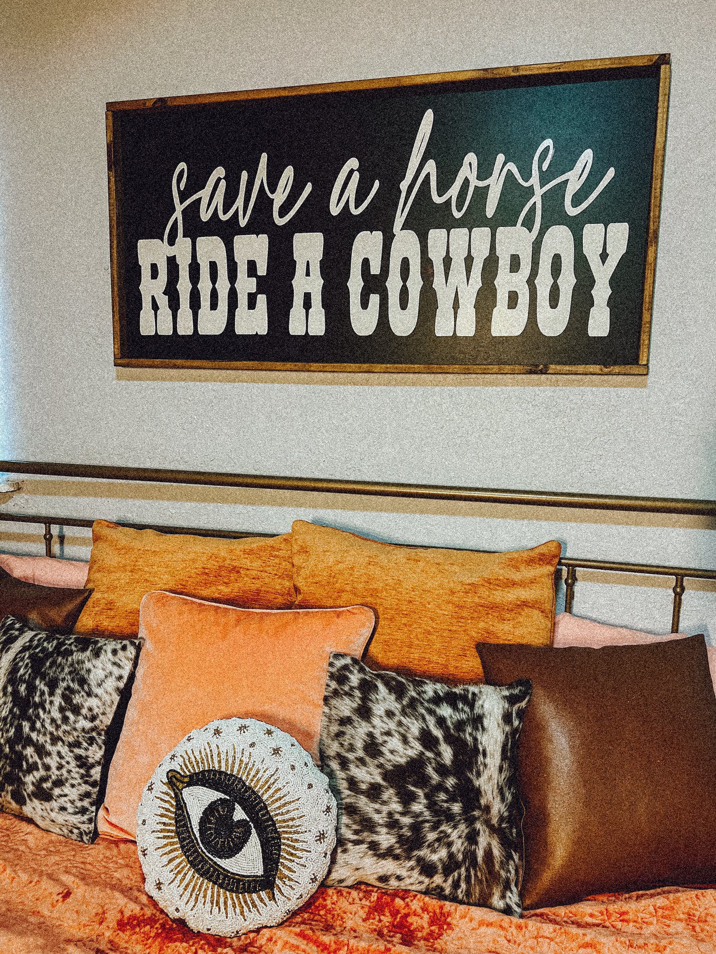 Ride a Cowboy Sign