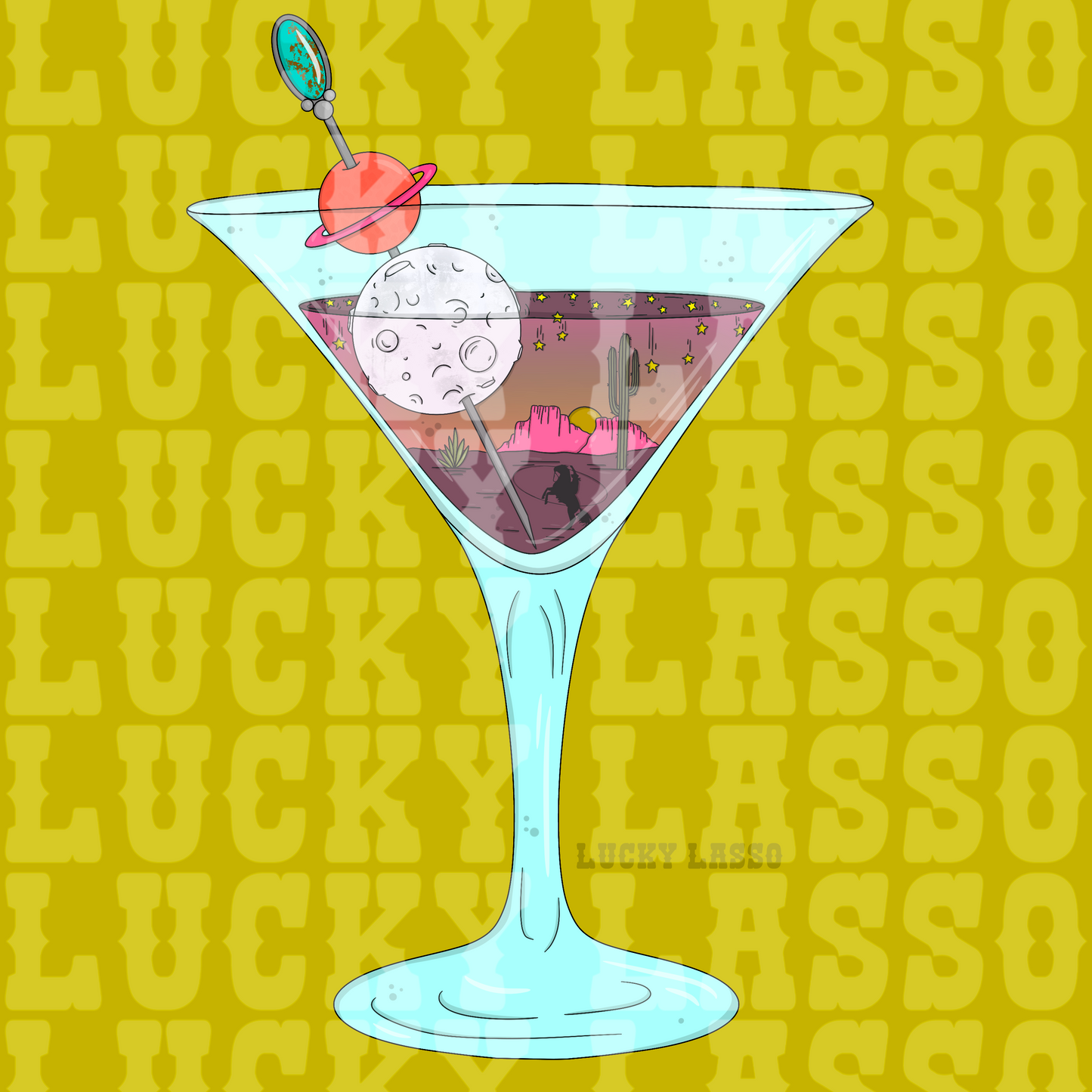 Space Cowboy Martini Design