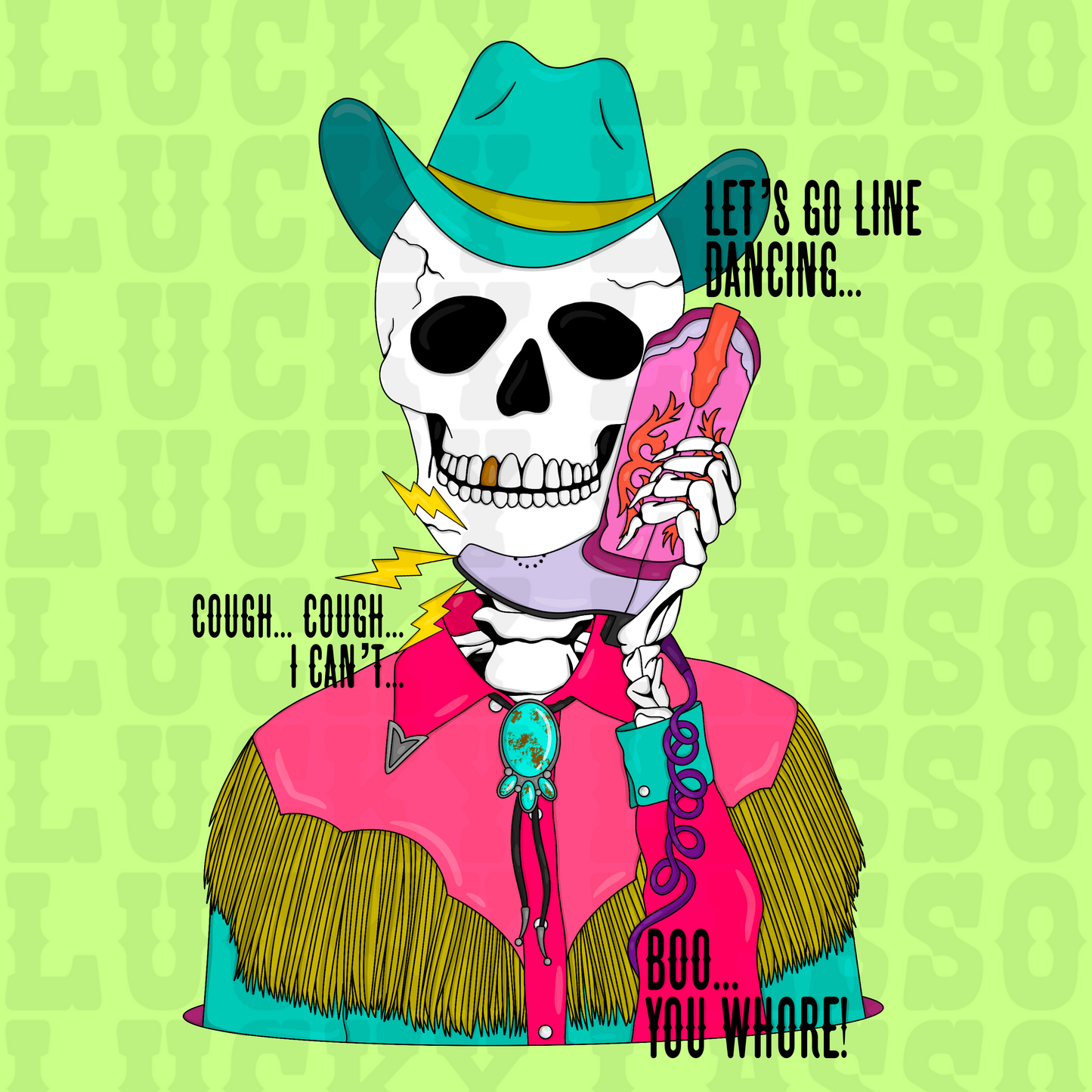 Boot Phone Cowboy Design