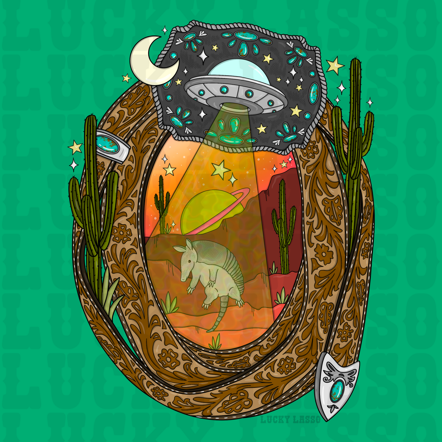Armadillo Abduction Design