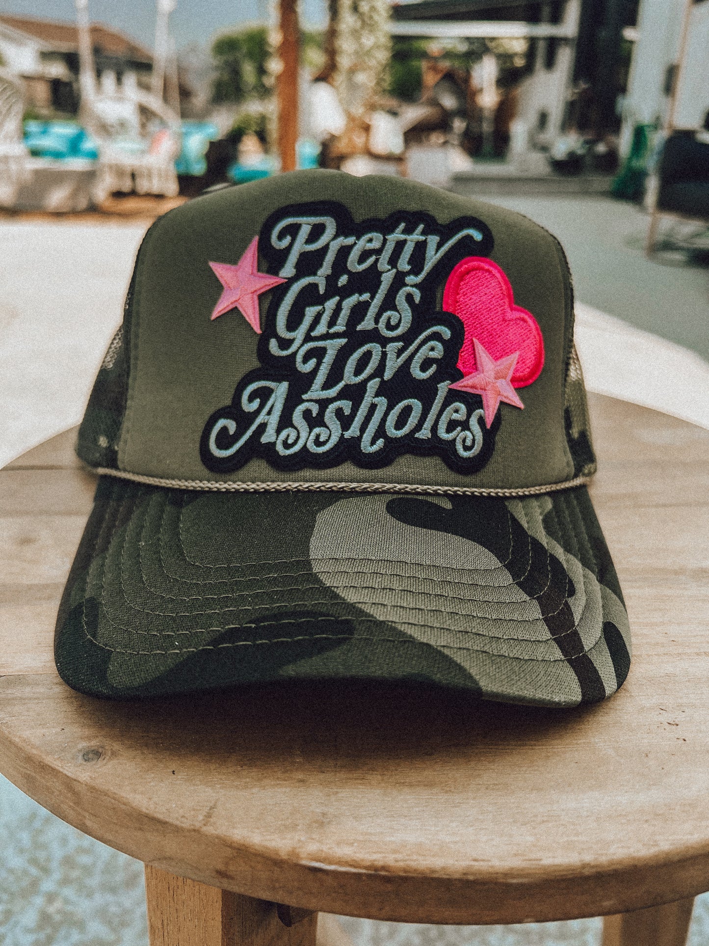 Pretty Girls Patched Trucker Hat