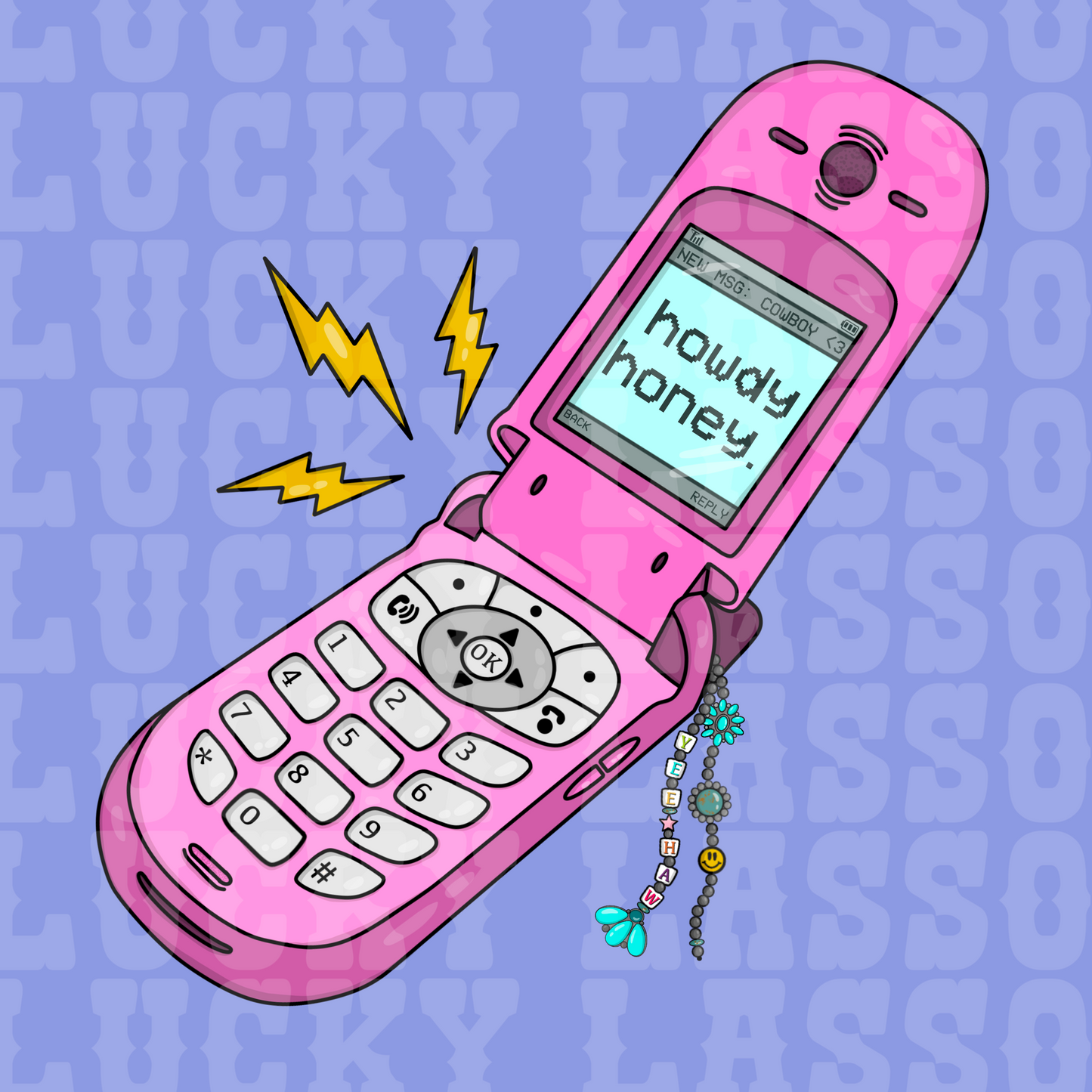 Cowgirl Cellphone Design