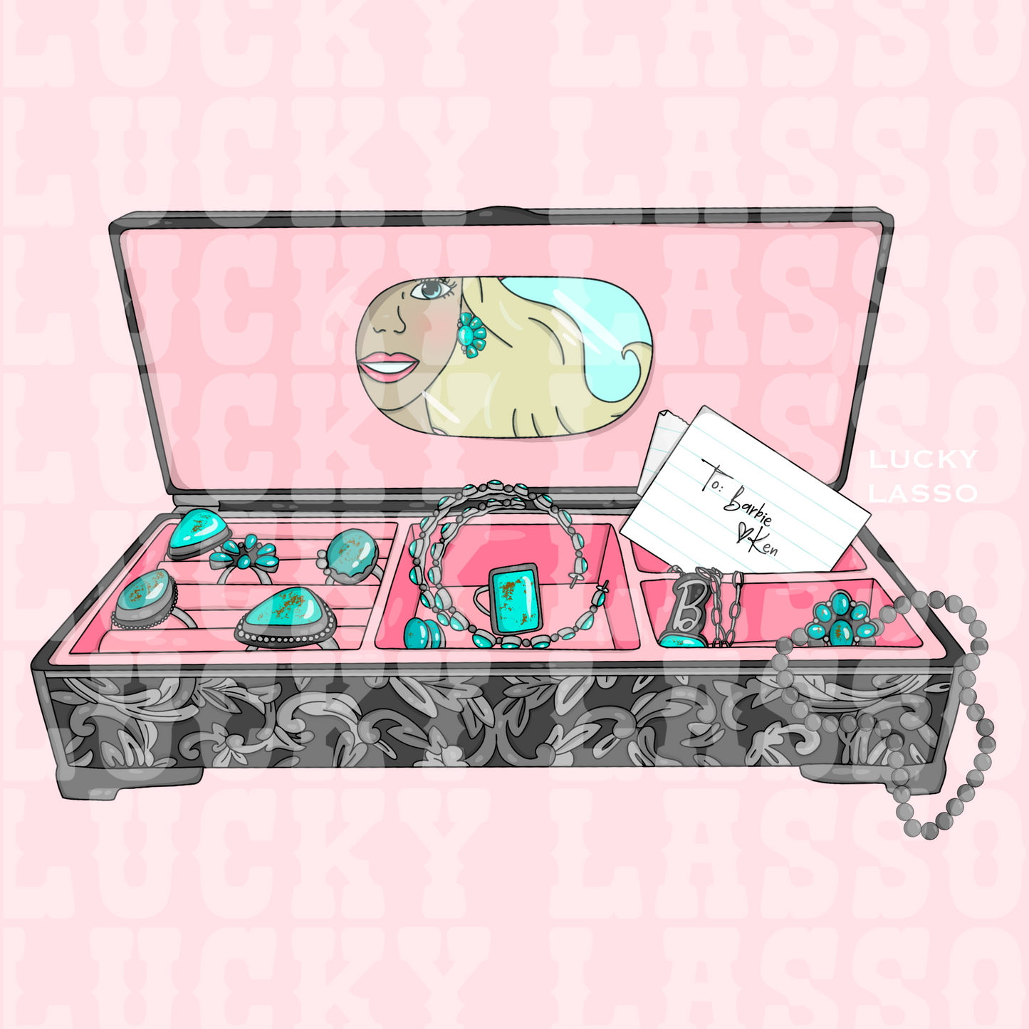 B a r b i e Jewelry Box Design