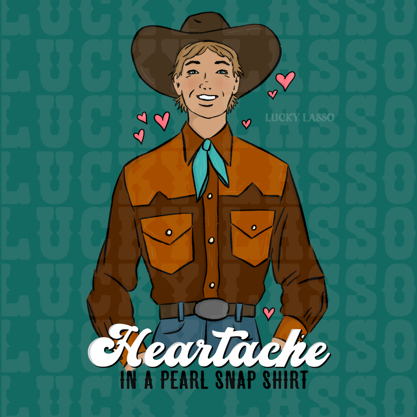 Pearlsnap Cowboy Design