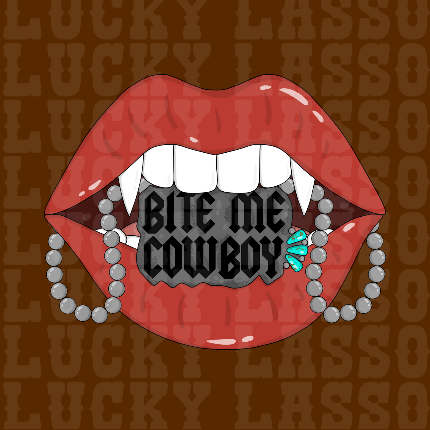 Bite Me Cowboy Design
