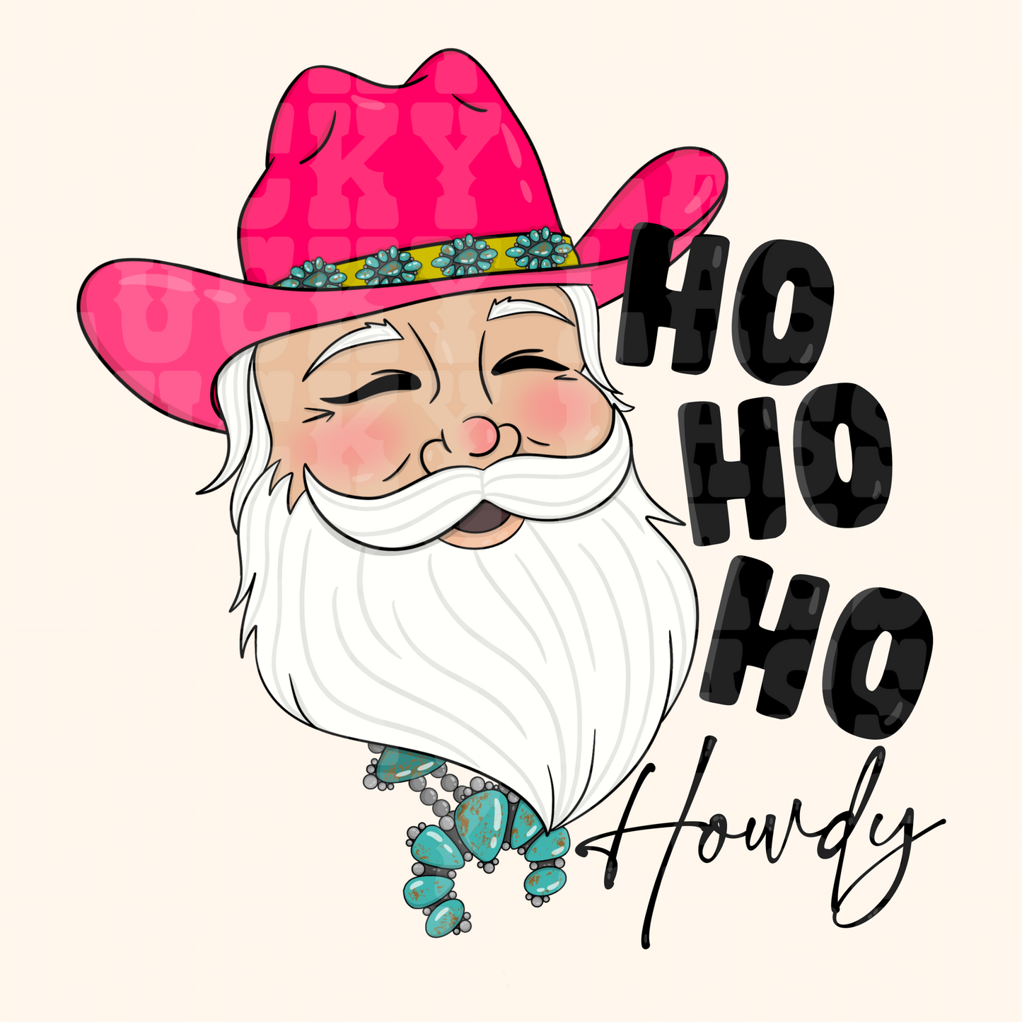 Cowboy Santa Design