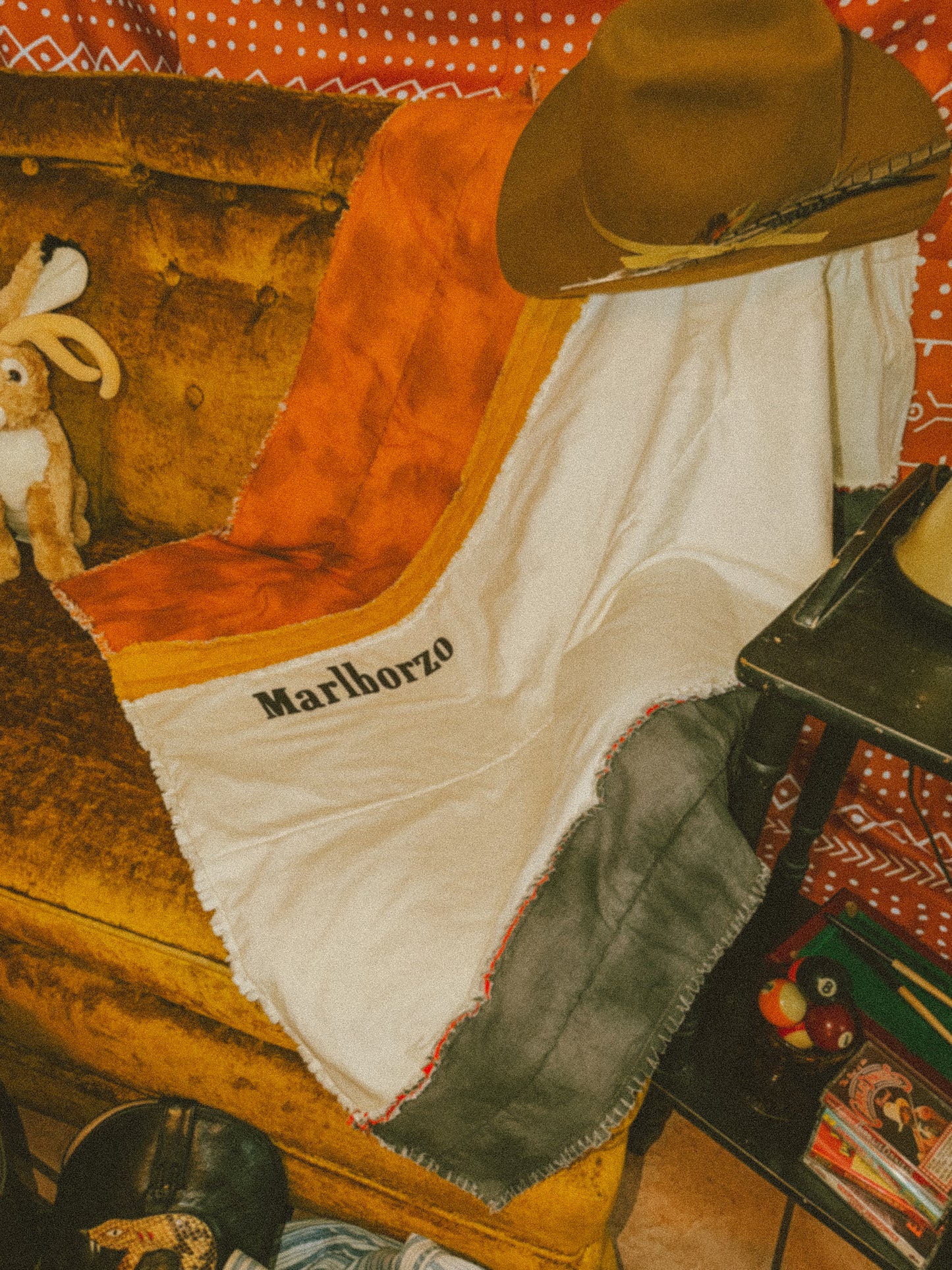 MarlborZO© Roll Up Cigarette Rag Quilt