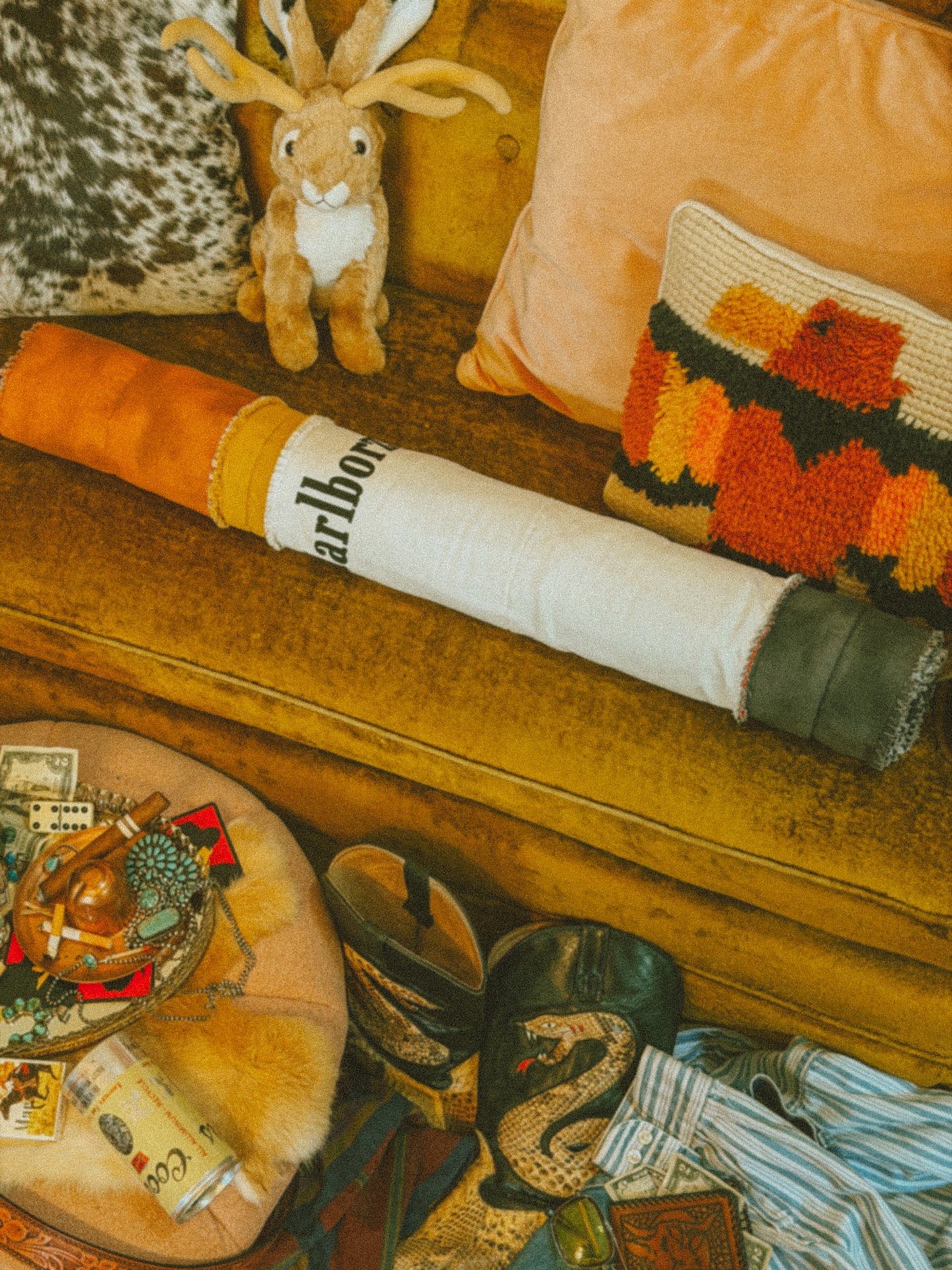 MarlborZO© Roll Up Cigarette Rag Quilt
