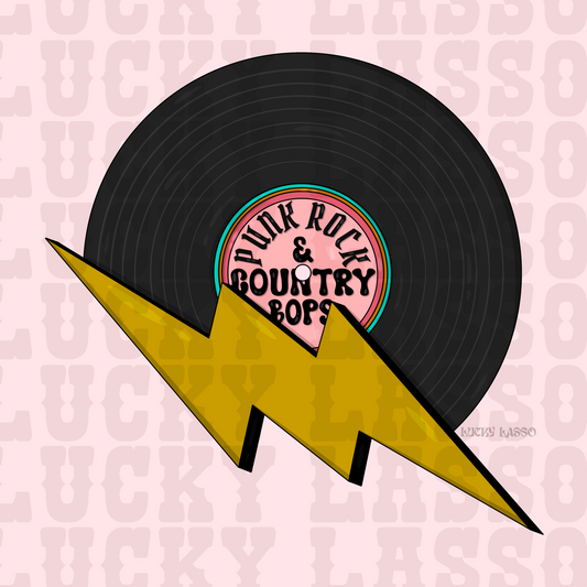 Punk & Country Record Design