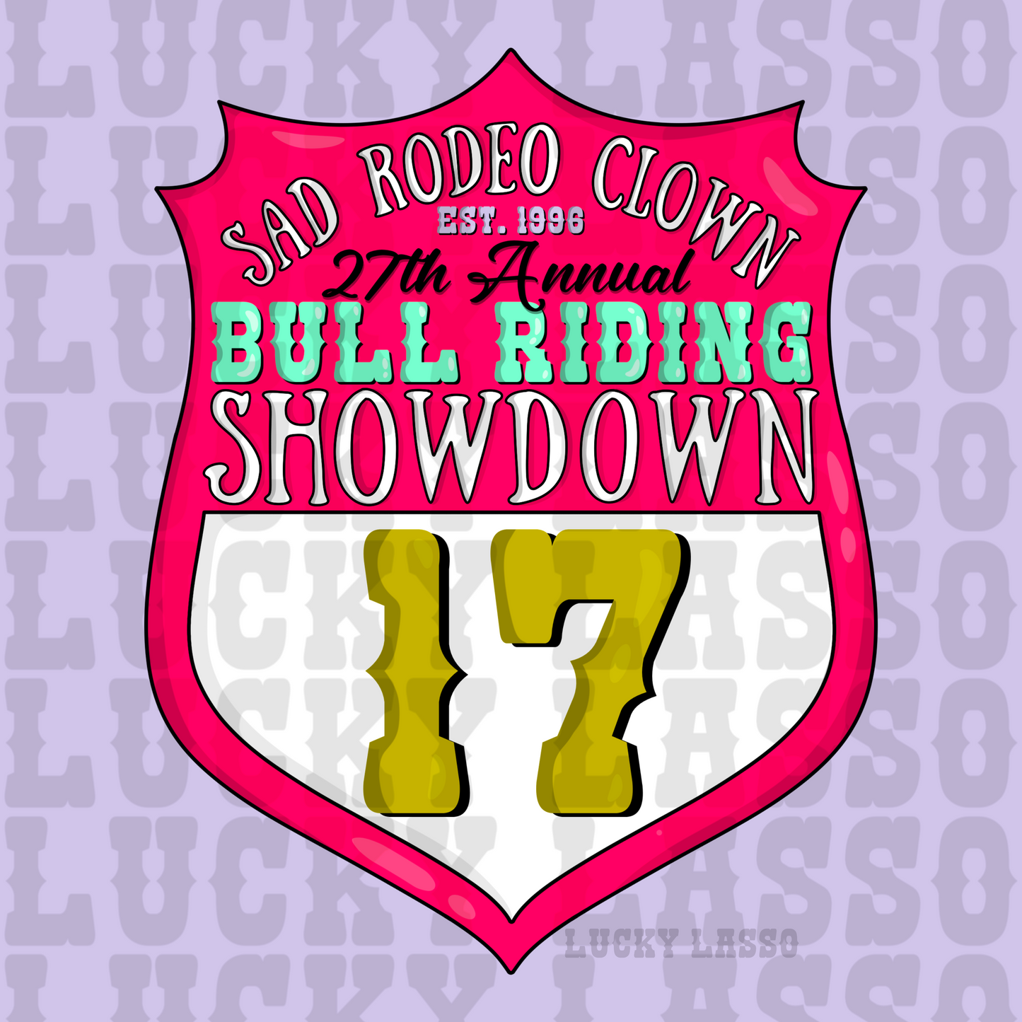 Rodeo Back Number Design