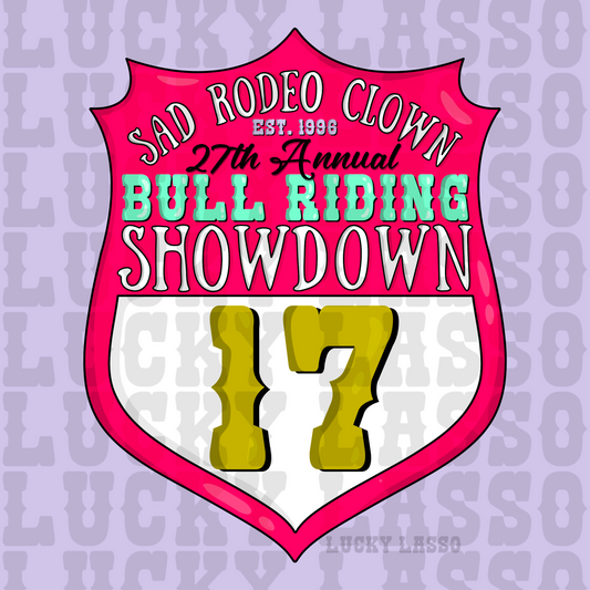 Rodeo Back Number Design