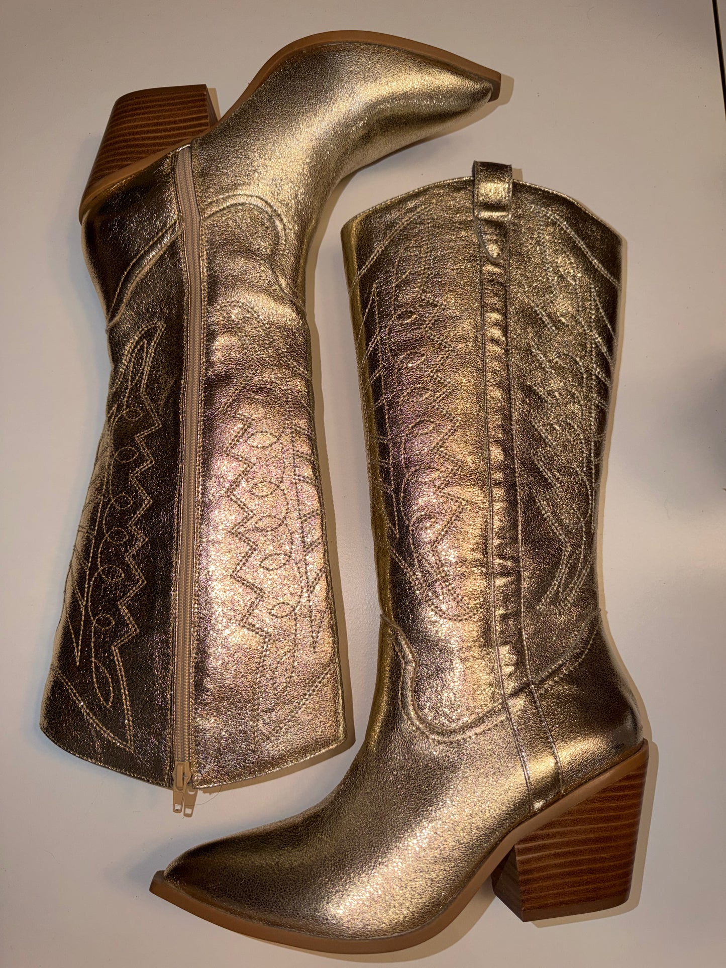 Gold Boots