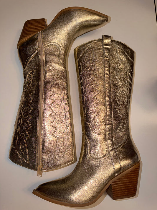Gold Boots