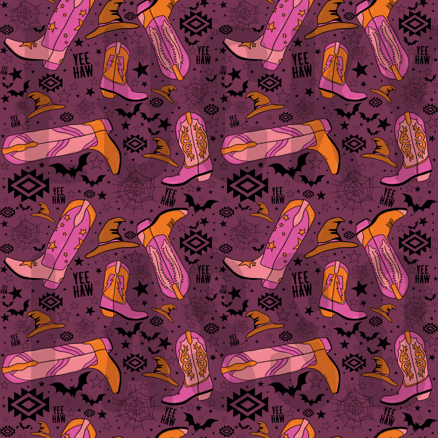 Witchy West Seamless Design